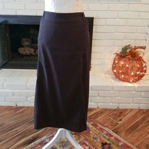 Appleseeds Suedecloth Boot skirt 24W no slit